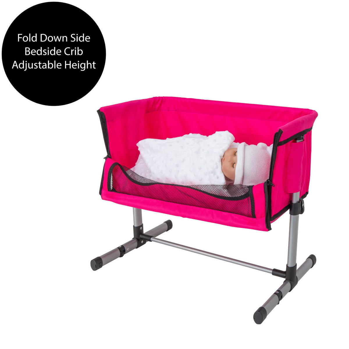 Chicco Next2You Dolls Cot - Pink Dolls Accessories