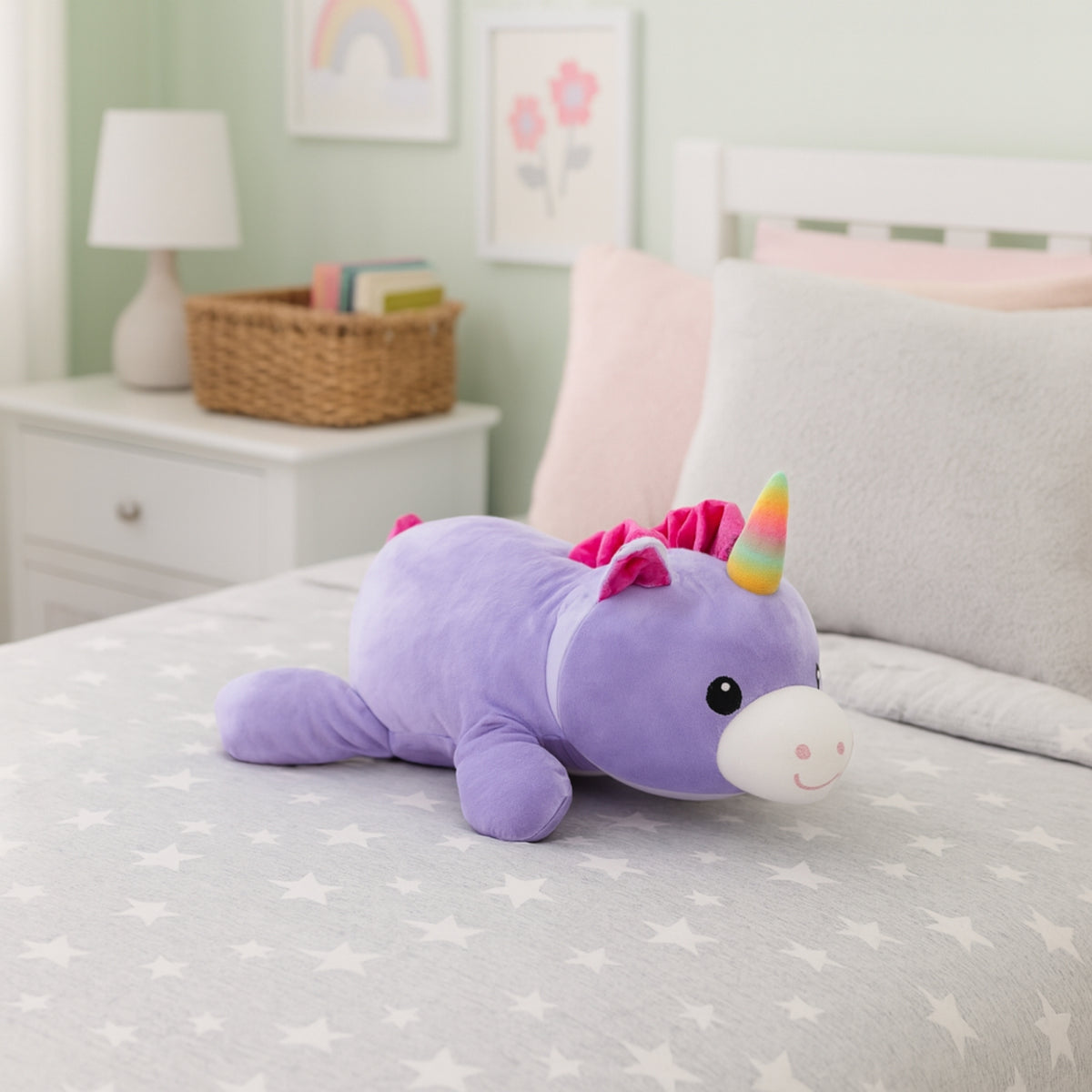 Cosy Cuddles Animal Plush Cushion - Unicorn
