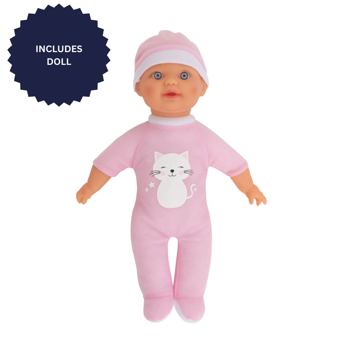 Dolly Tots Navy Dolls Stroller - Includes Doll