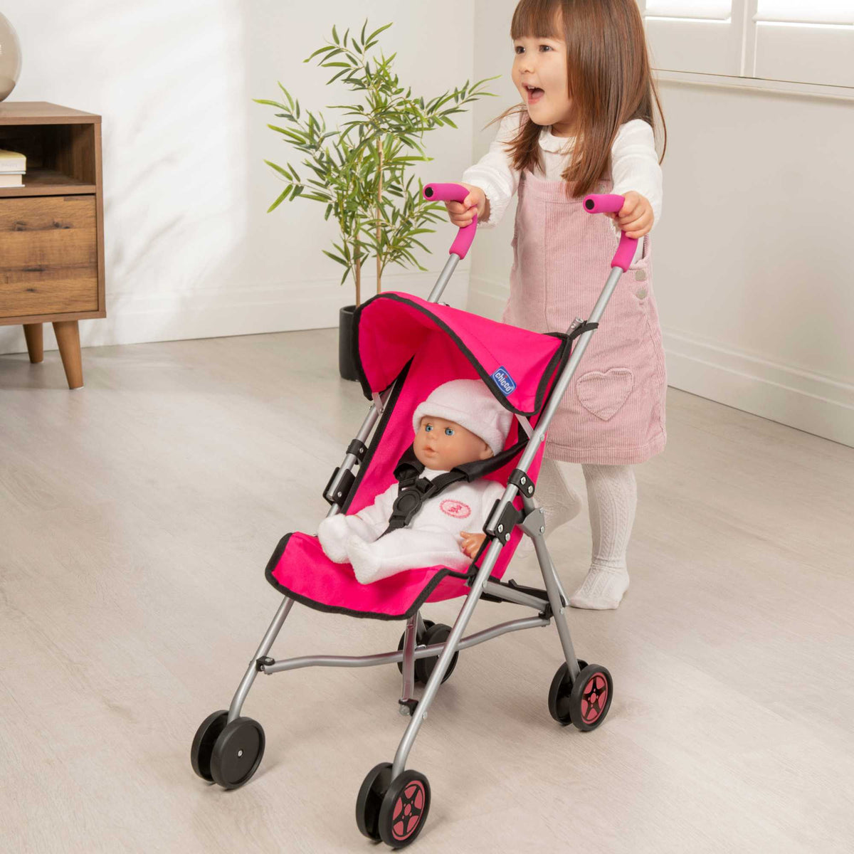 Chicco Echo Dolls Stroller - Pink Pushchairs