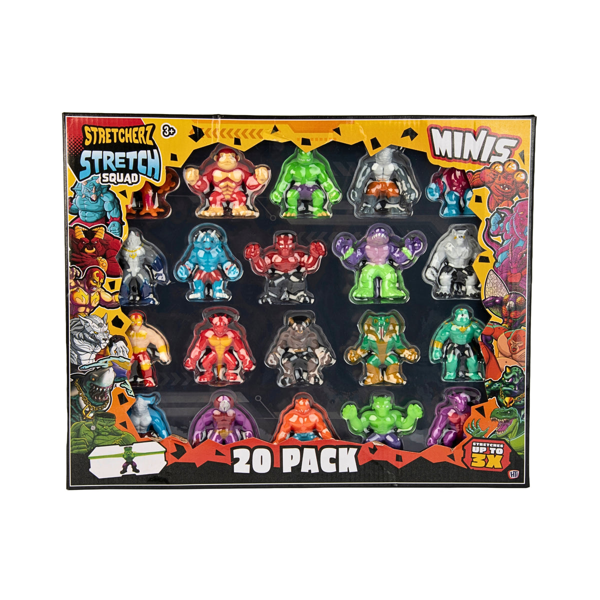 Stretcherz Mini Stretch Squad - 20 Pack Sensory Toys