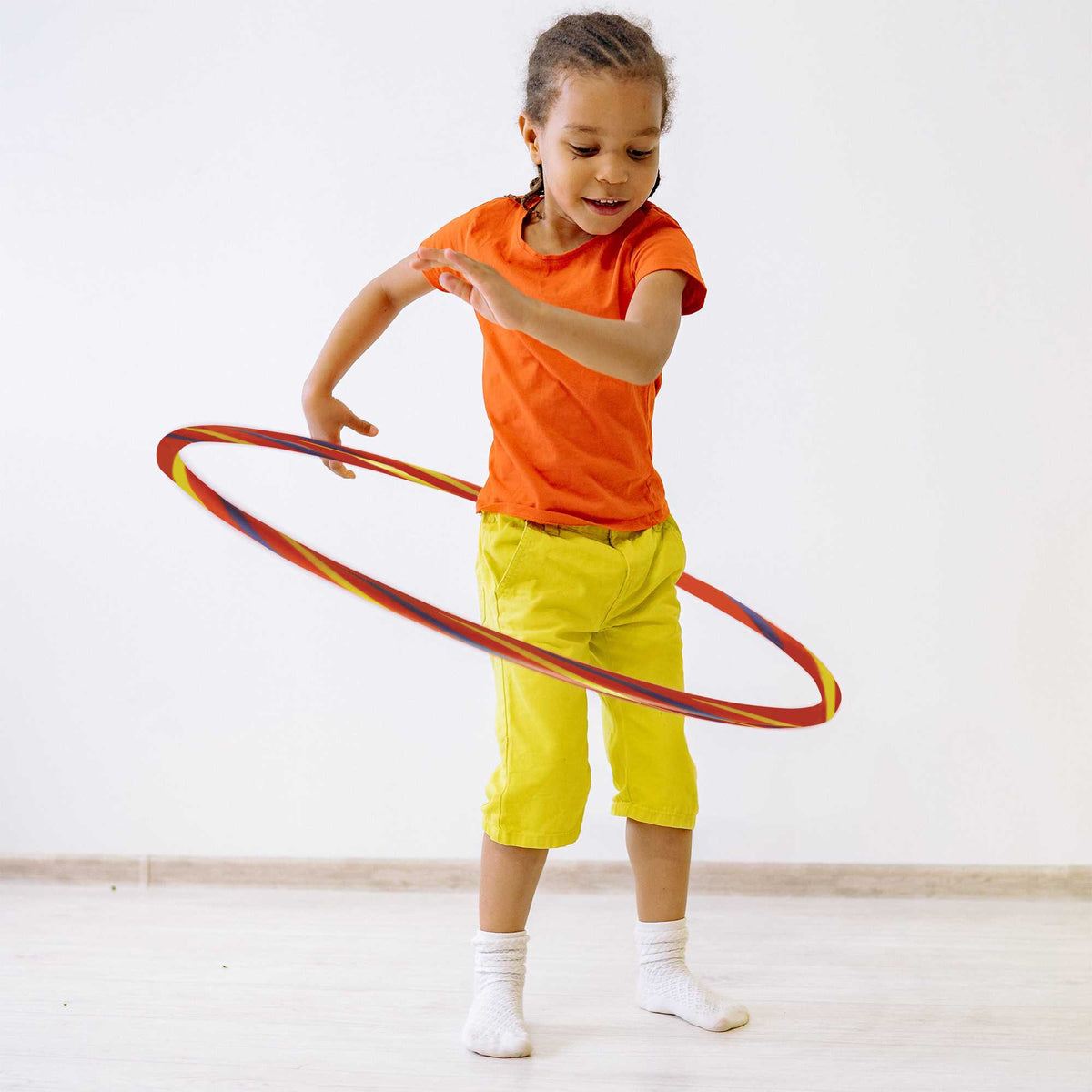 Rainbow Hula Hoops | Set of 4 Garden Toys &amp; Games