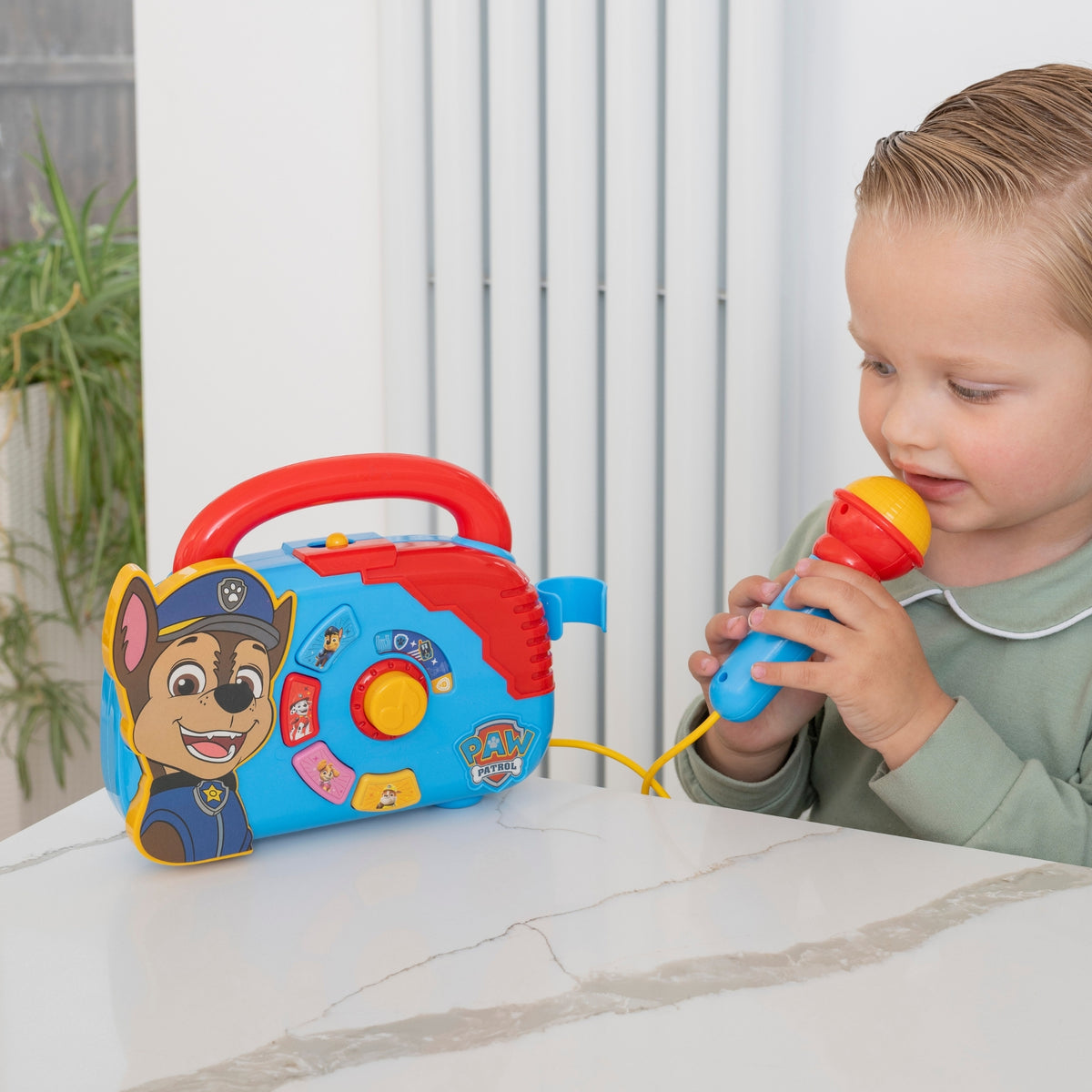 Paw Patrol Boombox &amp; Microphone - Chase