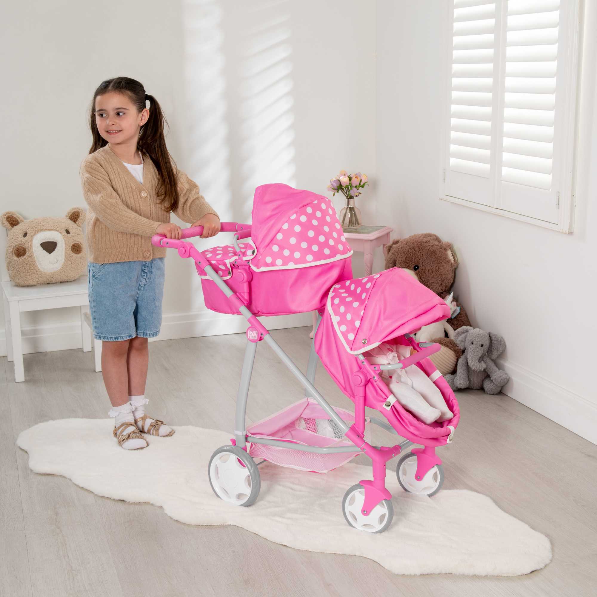 Childrens hotsell double pram