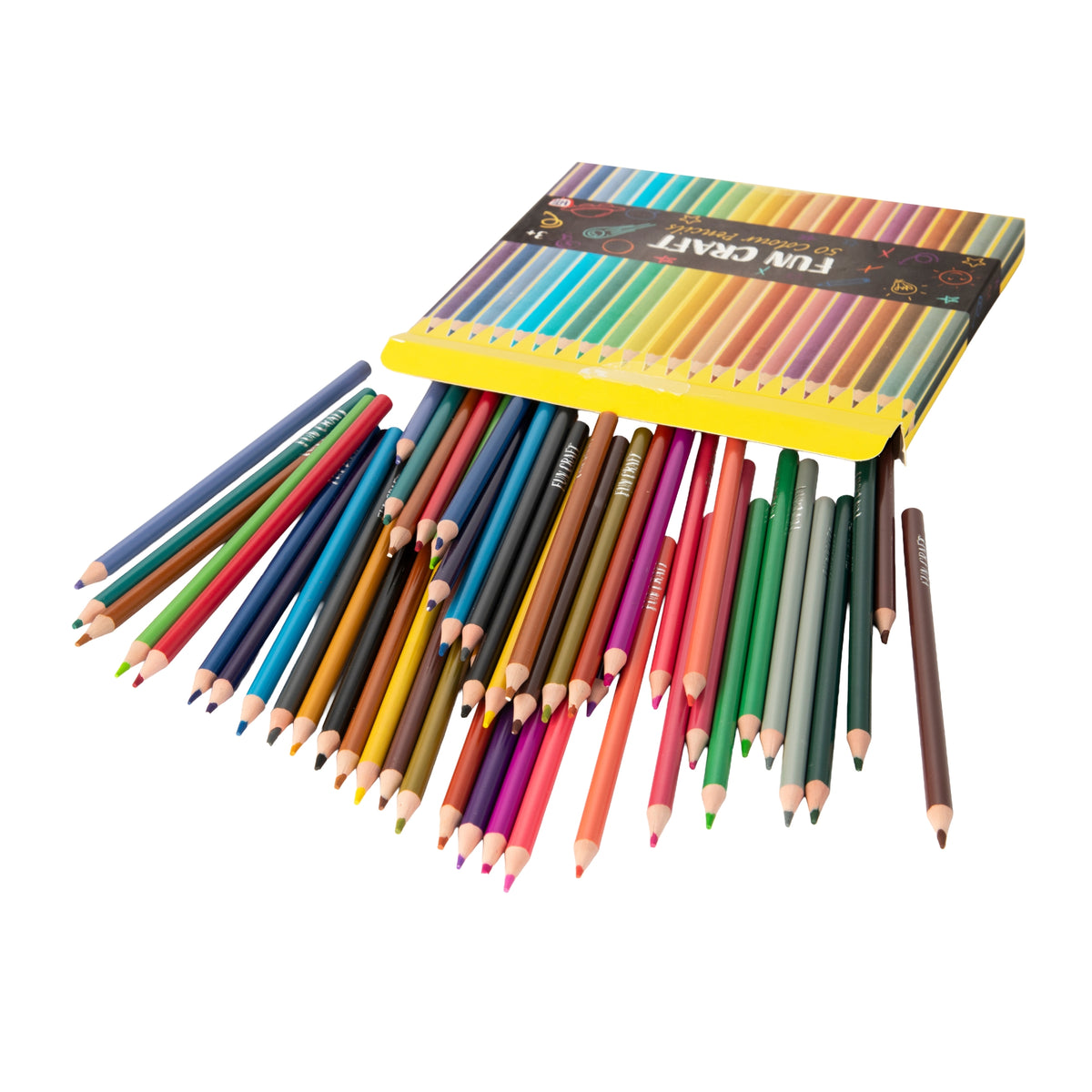 Fun Craft 50 Coloured Pencils