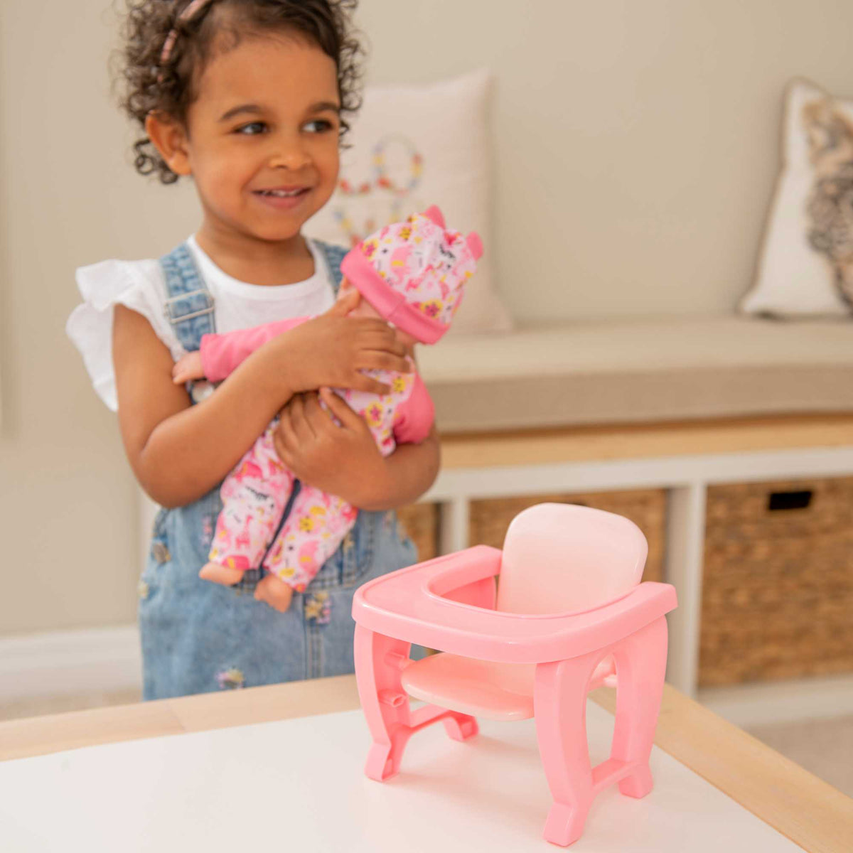 BabyBoo 2-IN-1 Baby Dolls Chair Dolls &amp; Accessories