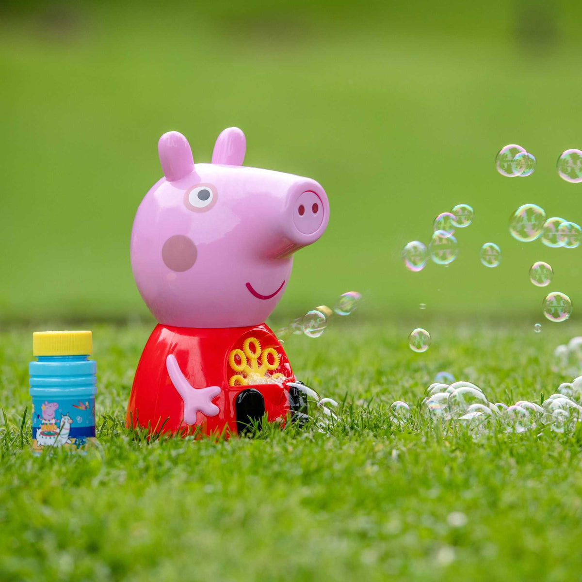 Peppa Pig Bubble Machine - Includes 118ml Bubble Solution Bubble Toys