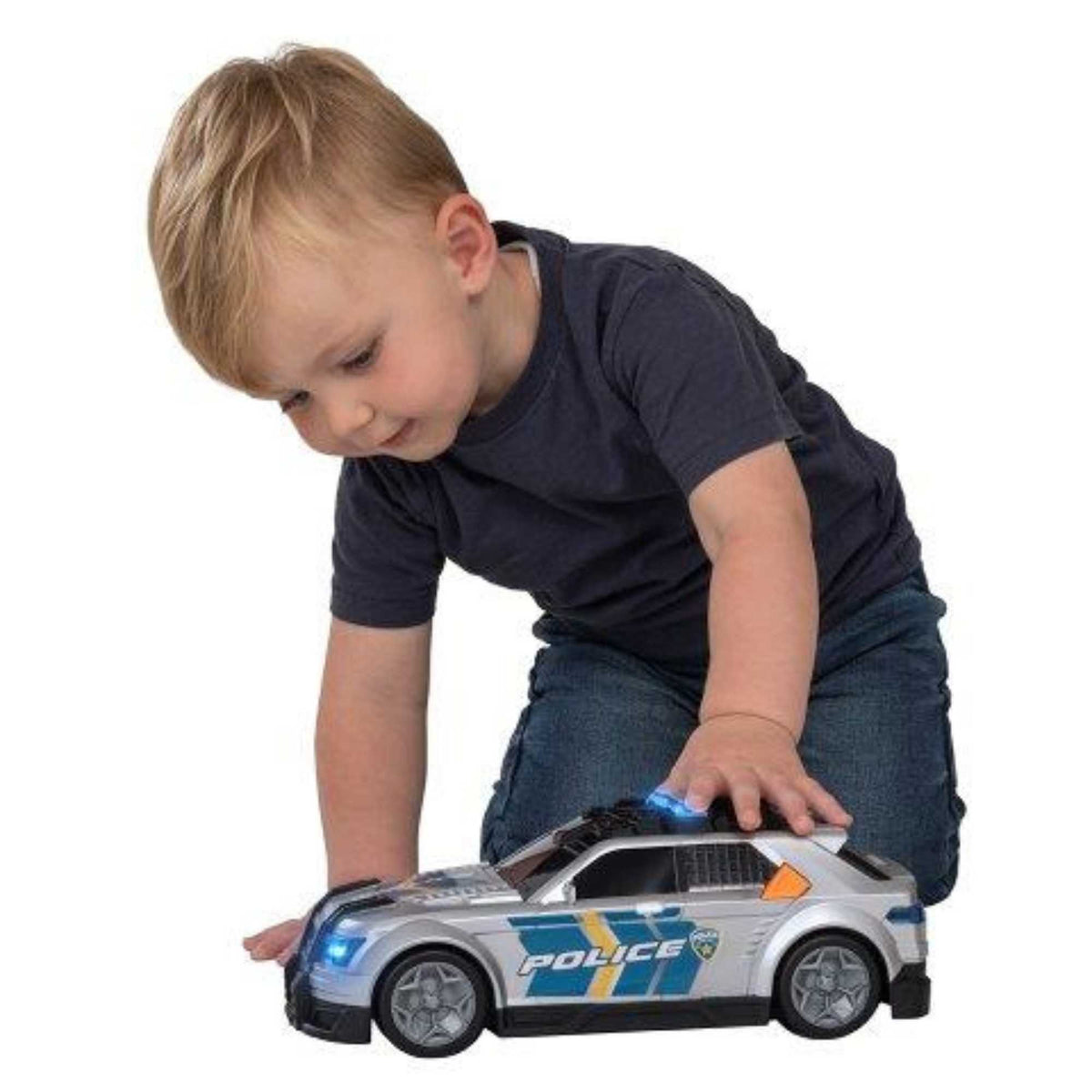 Teamsterz Mighty Machines Light &amp; Sound Police Interceptor Car Cars &amp; Transporters