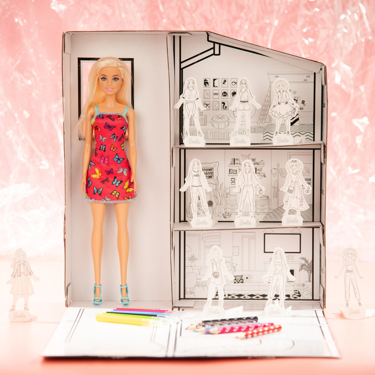 Barbie Designer Dream House &amp; Doll Craft Kits