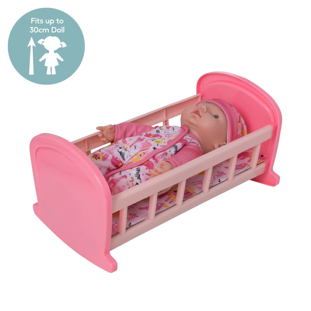 BabyBoo Lullaby Dolls Cot - Doll Included Dolls Accessories