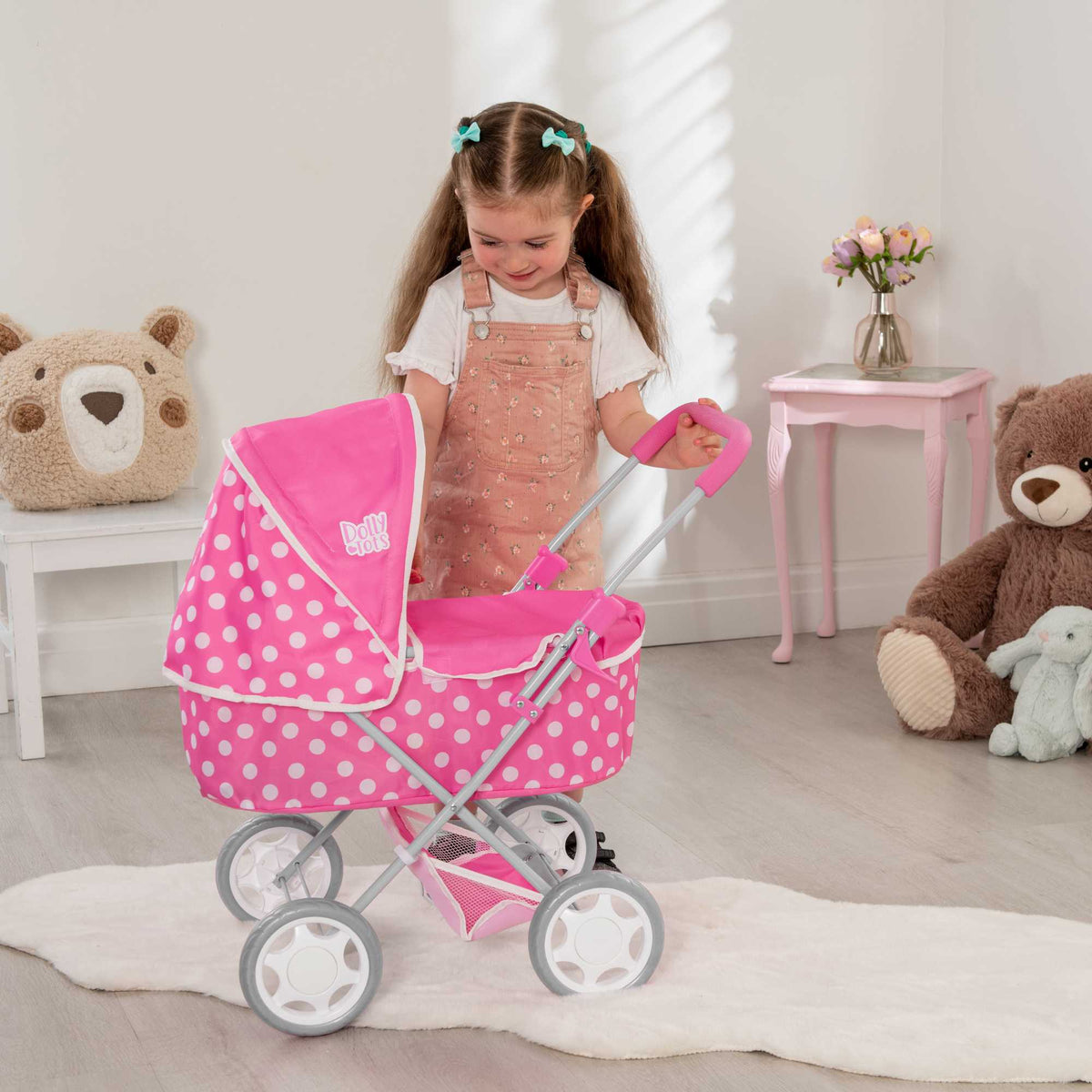 Dolly Tots Baby Dolls Pram Prams