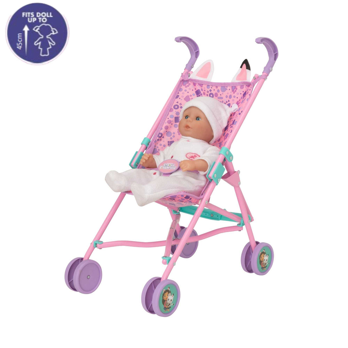 Gabby&#39;s Dollhouse Dolls Stroller Pushchairs