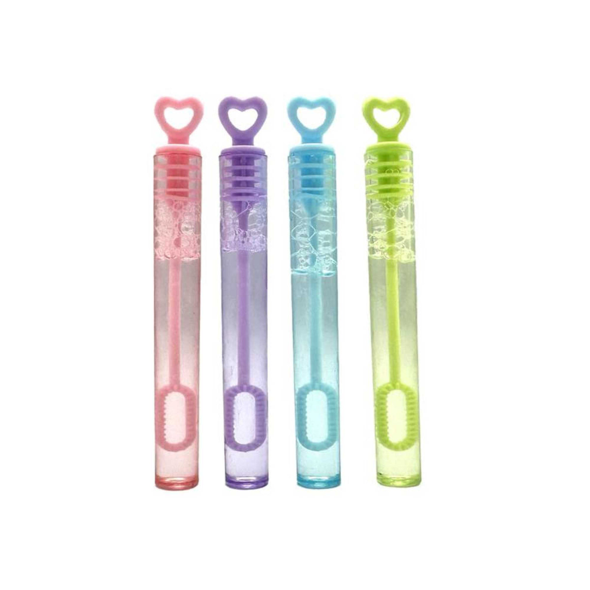 Pastel Bubble Wands - 48 Pack Bubble Solution &amp; Wands