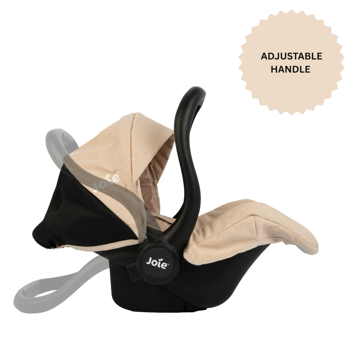 Joie I-Gemm Dolls Car Seat - Stone &amp; Black