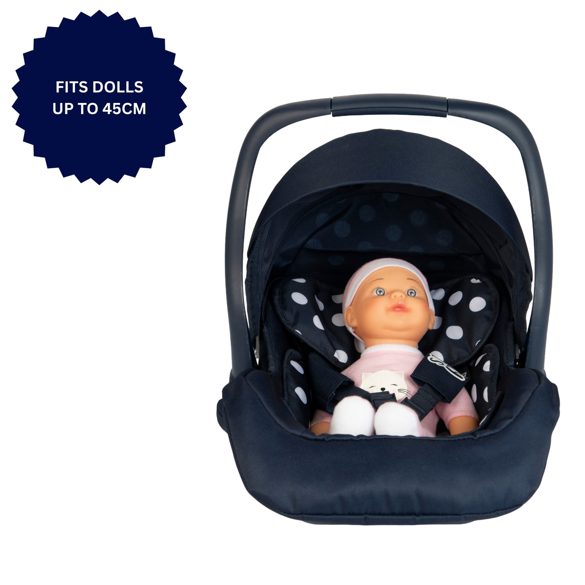 Dolly Tots Dolls Car Seat - Navy