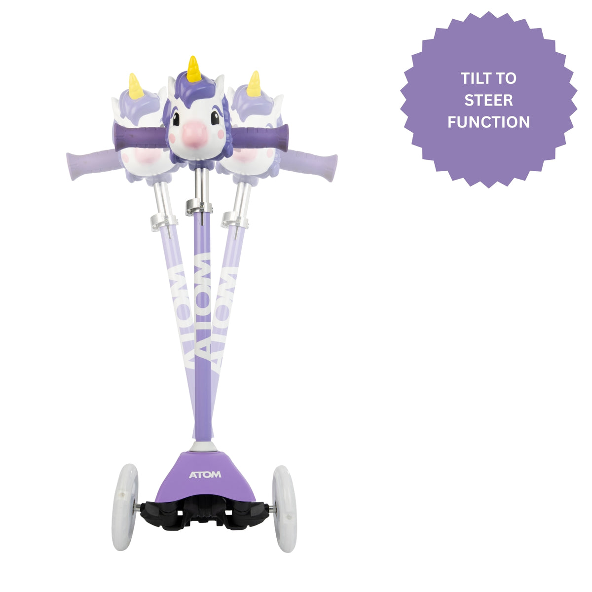 ATOM Light Up Mini Cruiser Scooter - Unicorn Scooters