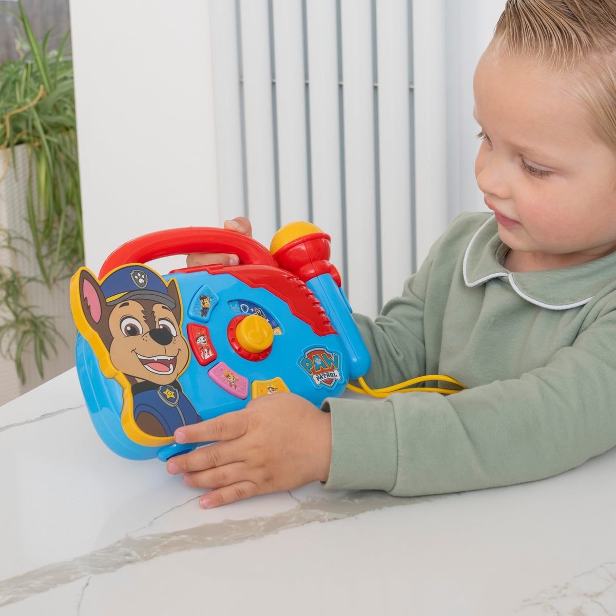 Paw Patrol Boombox &amp; Microphone - Chase