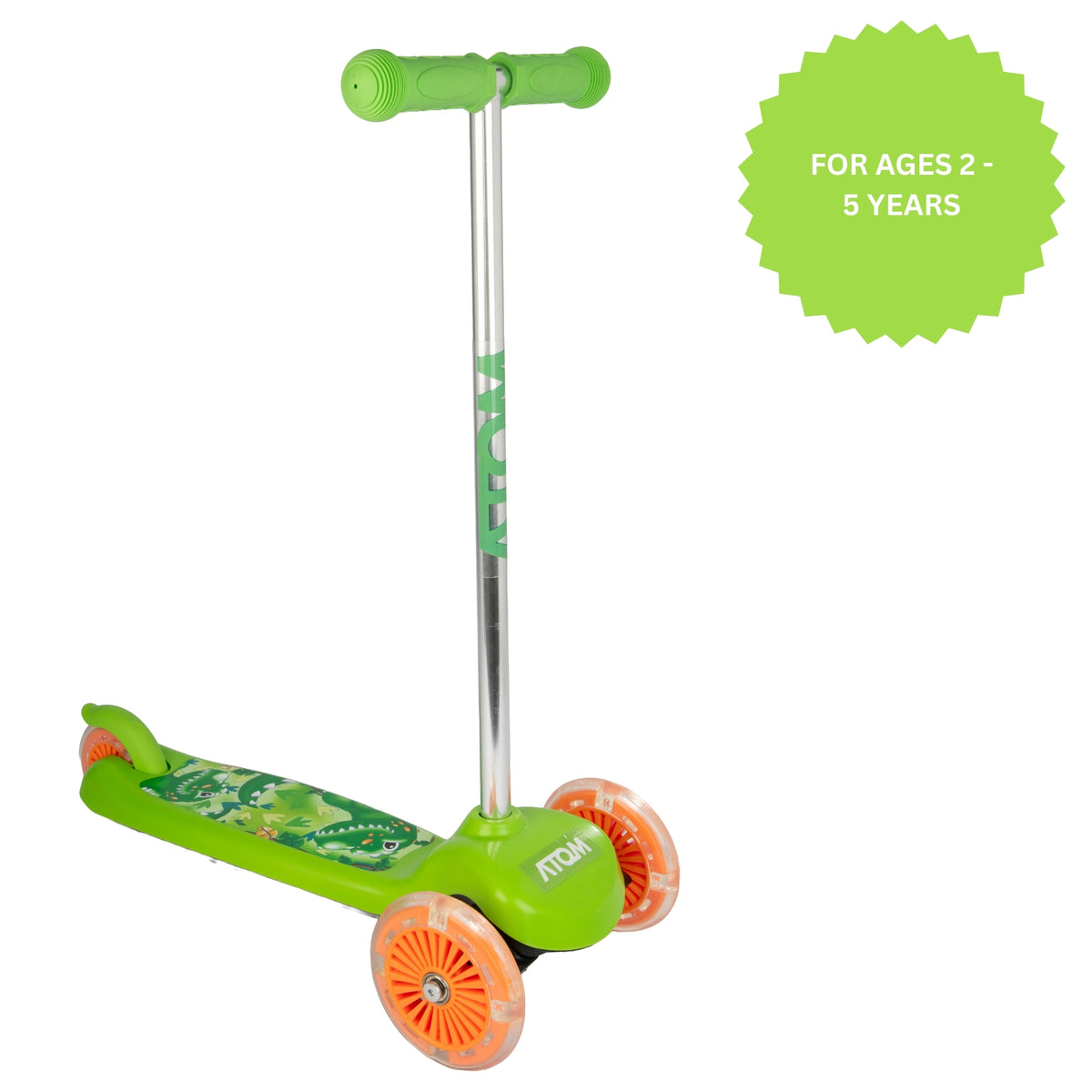 ATOM Light Up Move N Groove - Dinosaur Scooters
