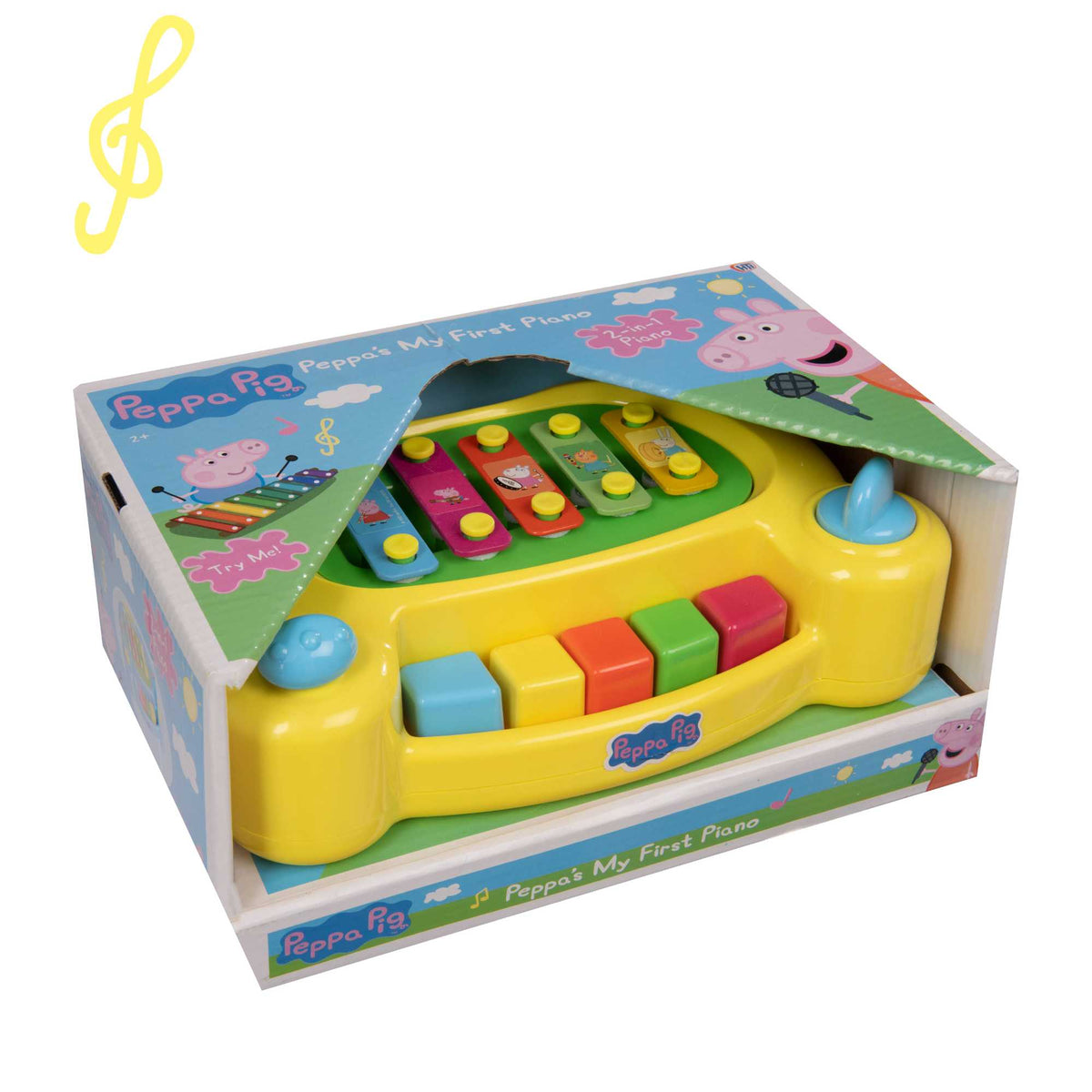 Peppa Pig My First 2-IN-1 Piano - Xylophone &amp; Piano Musical Toys