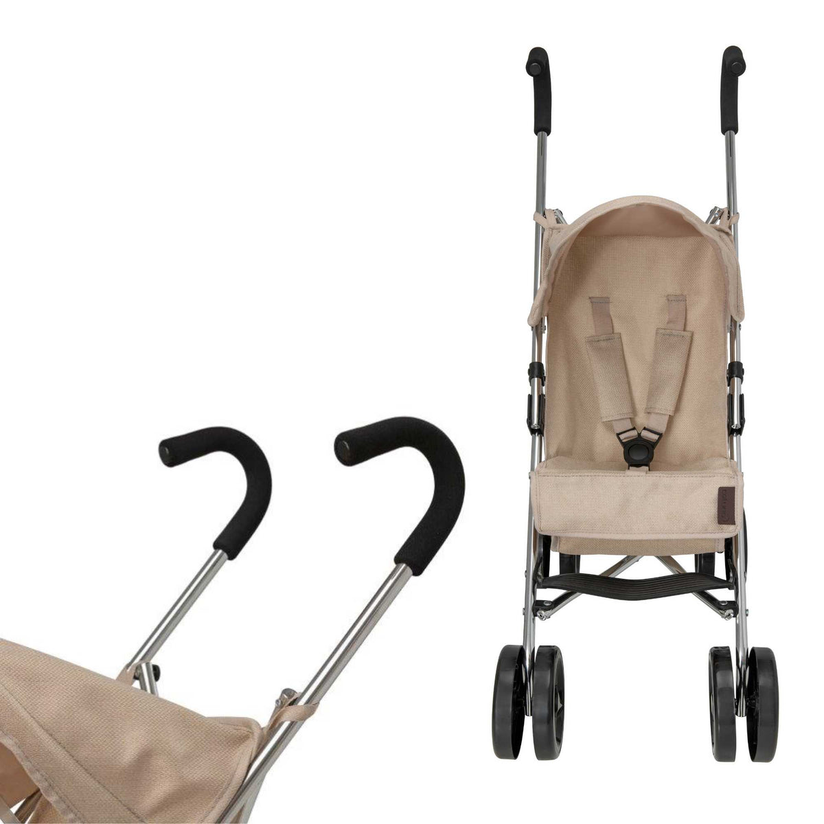 Celuna Premium Junior Dolls Stroller - Stone Pushchairs