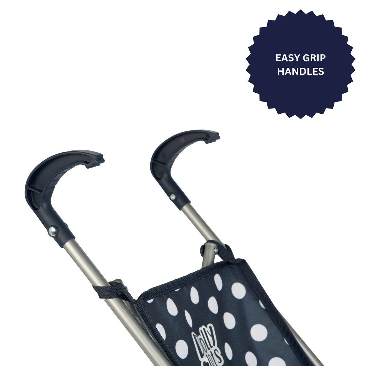 Dolly Tots Dolls Single Stroller - Navy Pushchairs