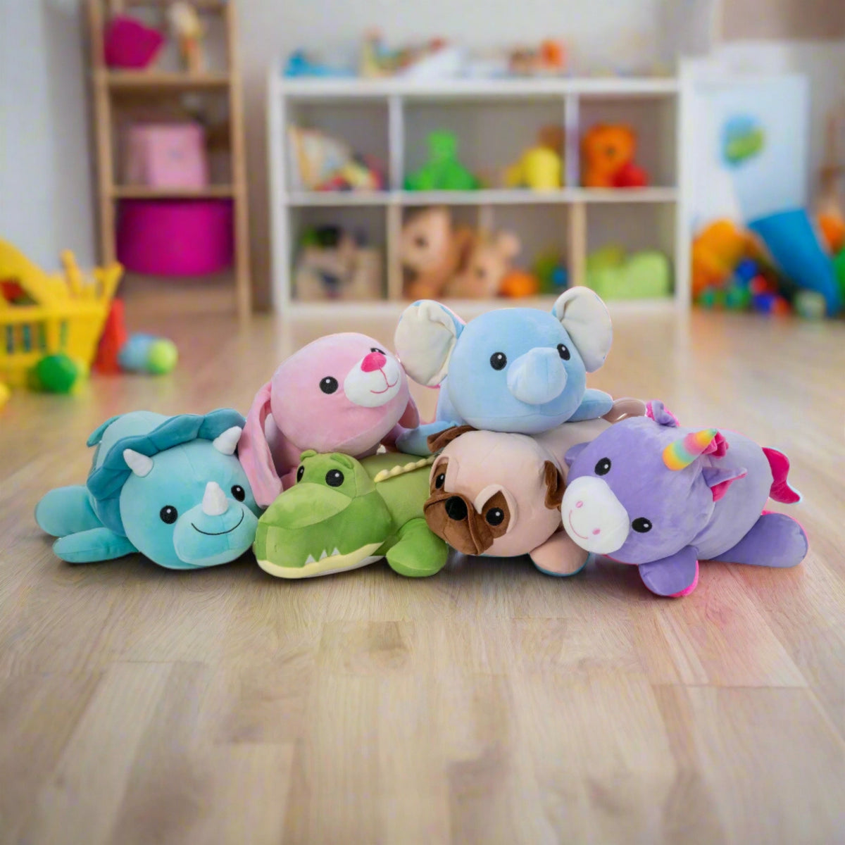 Cosy Cuddles Animal Plush Cushion - Elephant