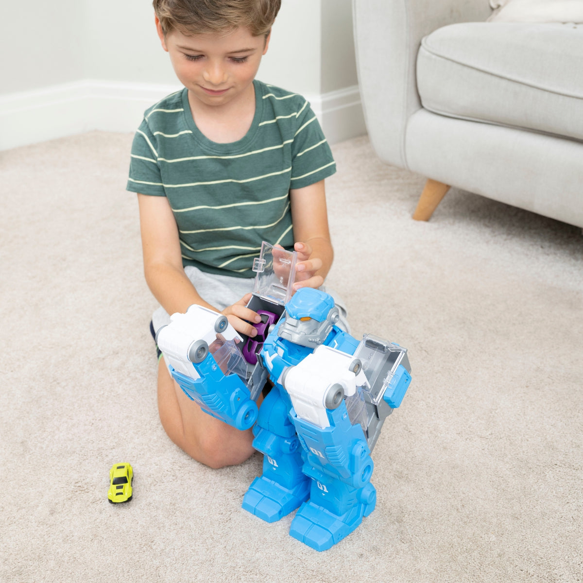 Teamsterz Robo Wreckers Gorilla Slam Playset - Includes Die-Cast Car Cars &amp; Transporters