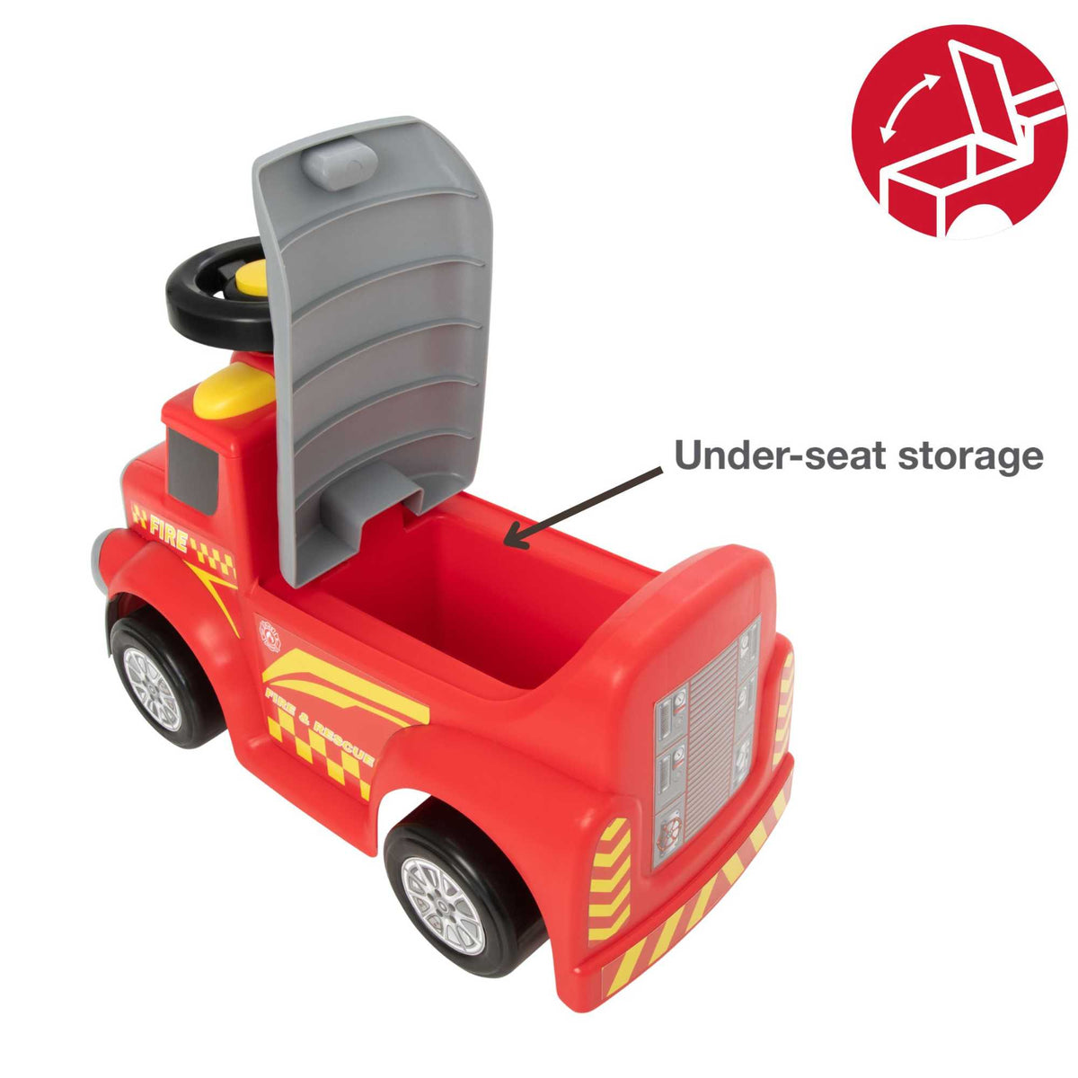 EVO My First Foot-To-Floor Fire Engine Foot to Floor