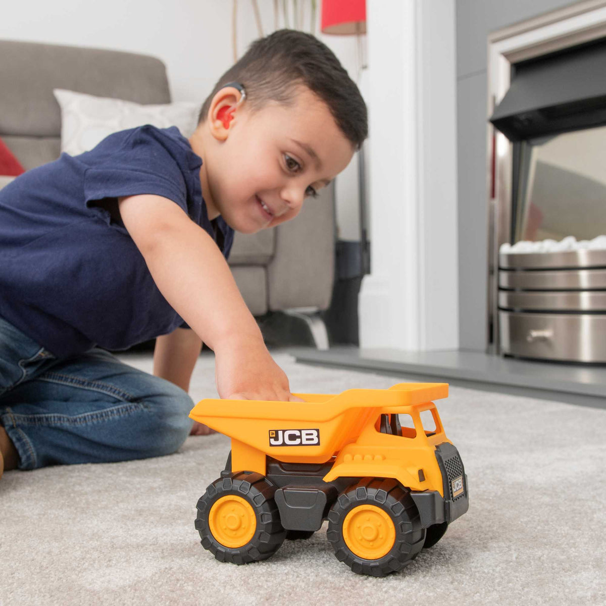 JCB 7&quot; Dump Truck Construction Toy Construction Vehicles
