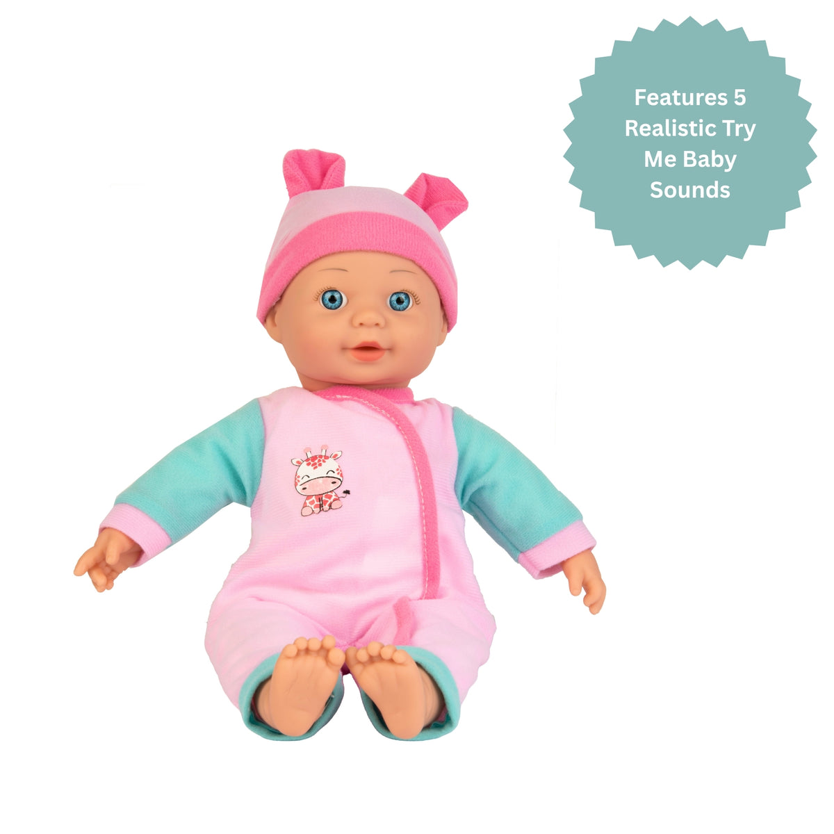 Dolly Tots 40cm Night-time Doll - Soft Bodied Talking Doll