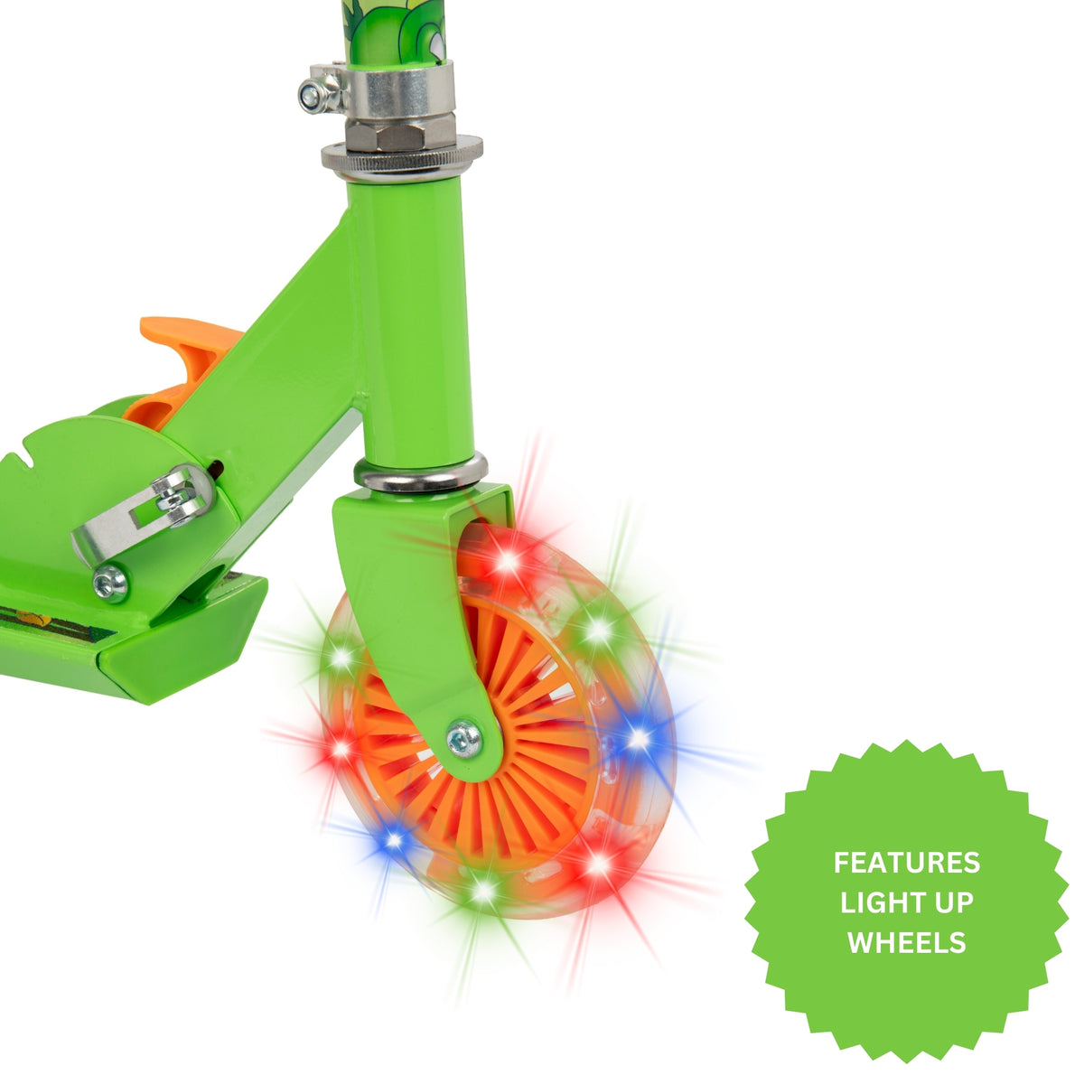 ATOM Light Up Inline Childrens Scooter - Dinosaur