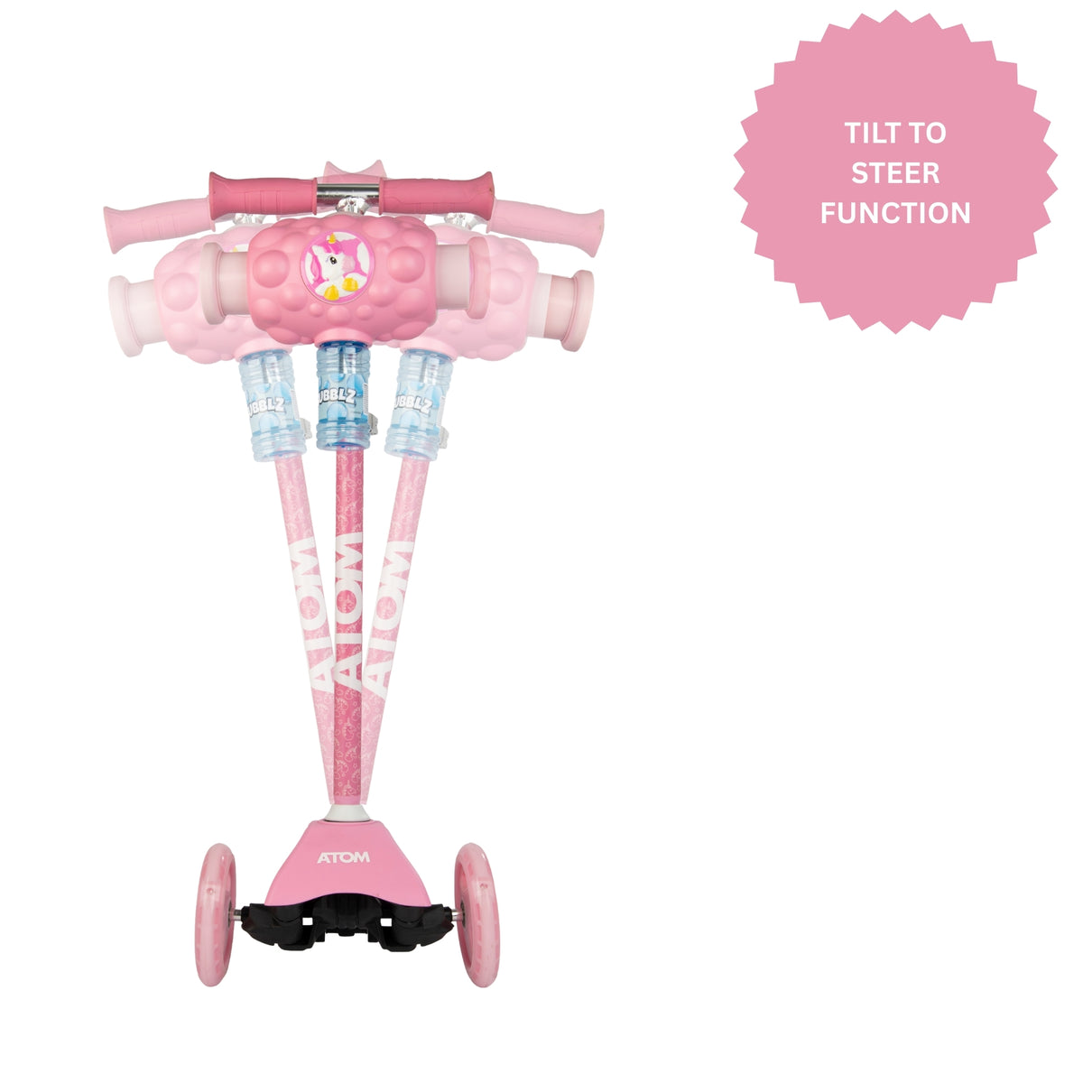 ATOM Childrens Bubble Cruiser Scooter - Unicorn Scooters