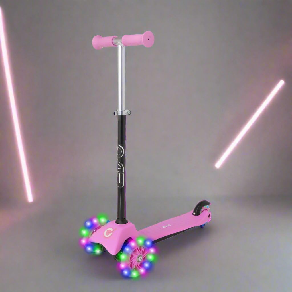 EVO Light Up Mini Cruiser Scooter  - Baby Pink