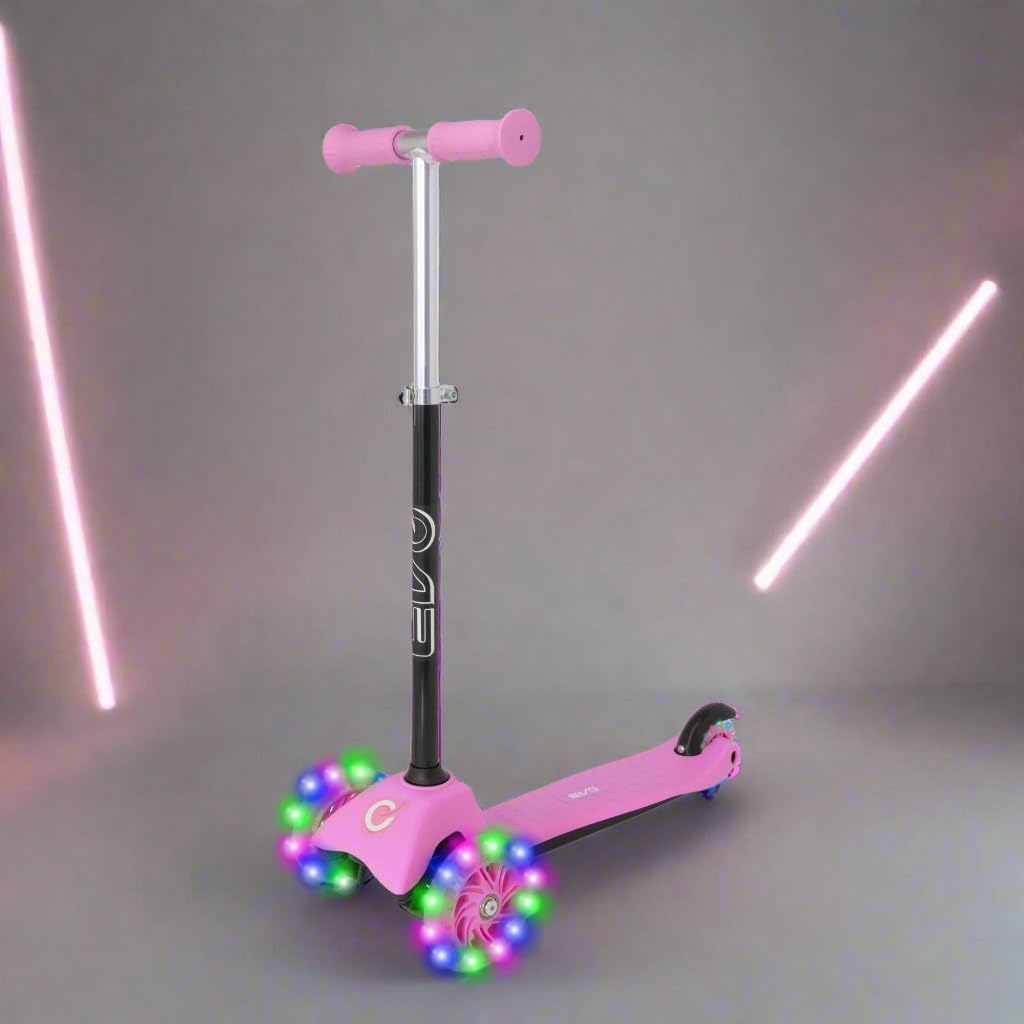 EVO Light Up Mini Cruiser Scooter  - Baby Pink Scooters