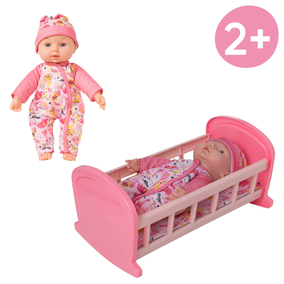 BabyBoo Lullaby Dolls Cot - Doll Included Dolls Accessories