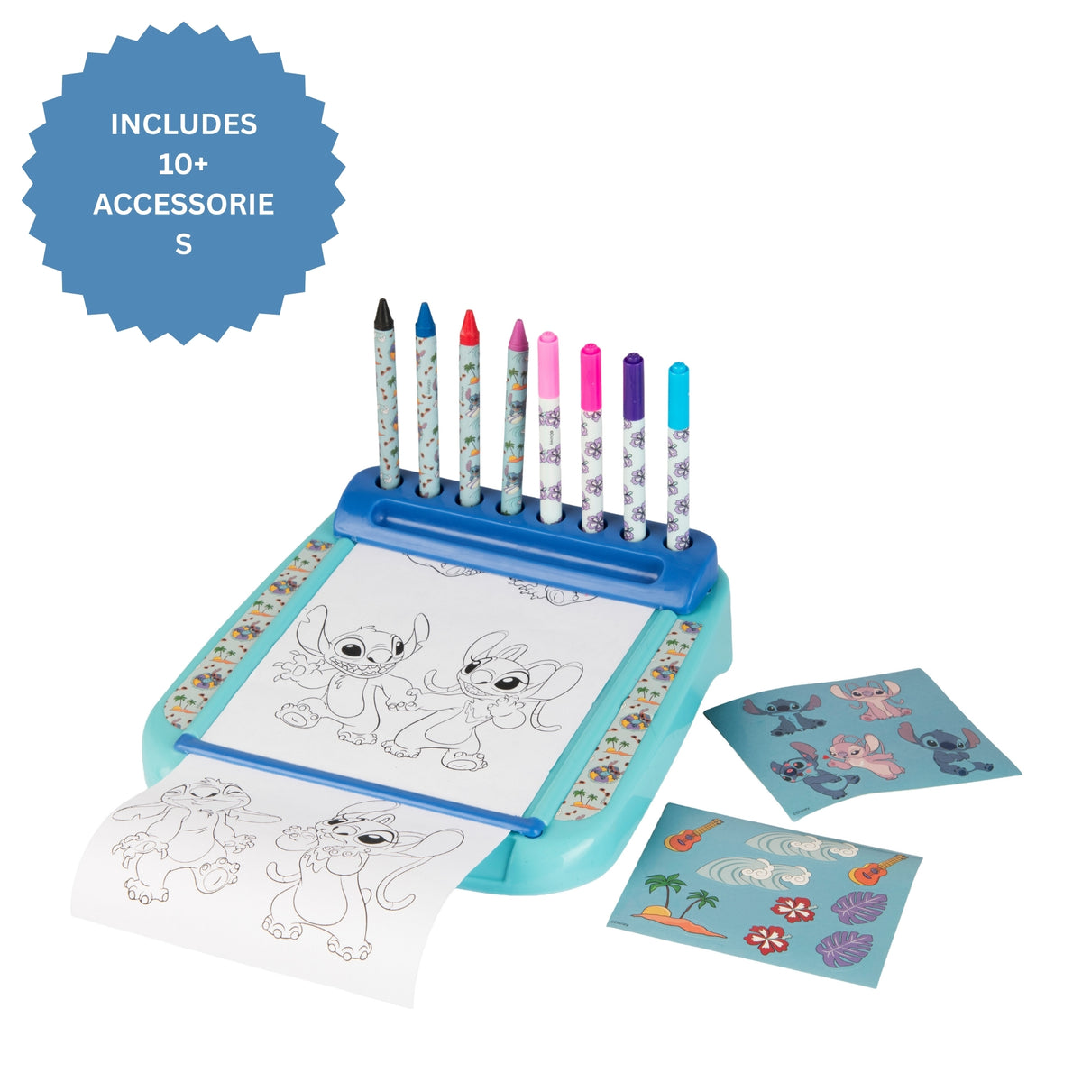 Stitch Roll &amp; Go Colouring Station - 10+ Accessories