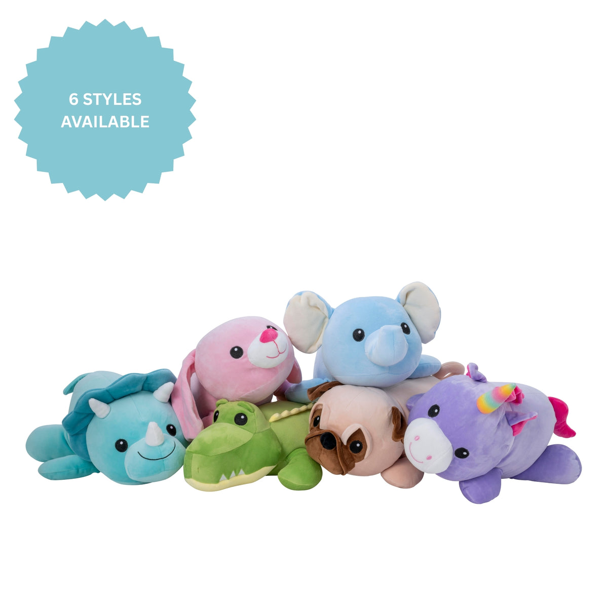 Cosy Cuddles Animal Plush Cushion - Dino