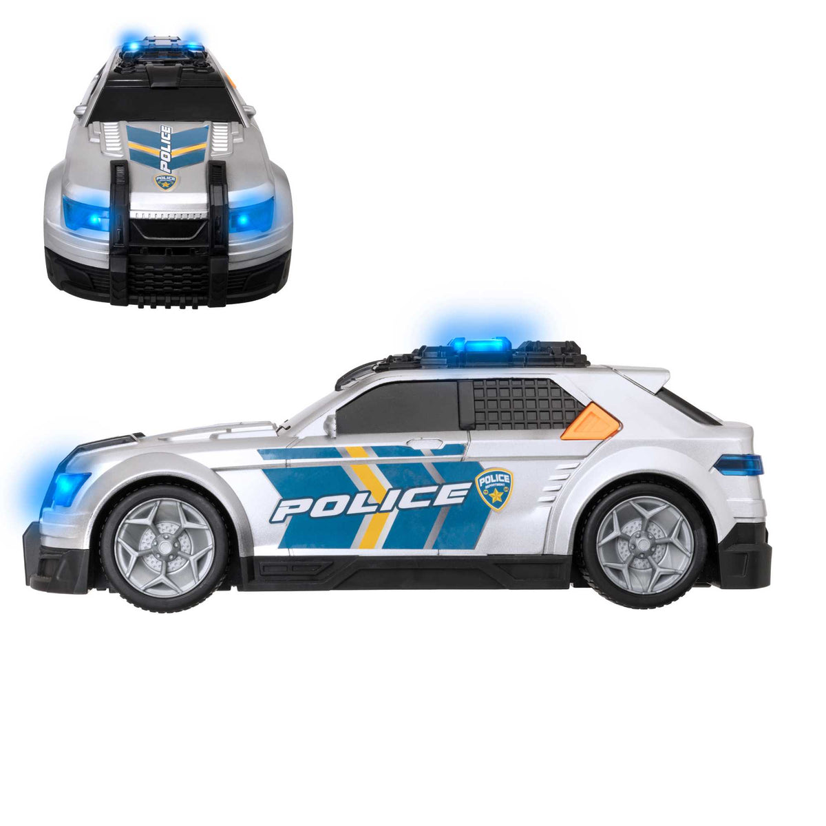 Teamsterz Mighty Machines Light &amp; Sound Police Interceptor Car