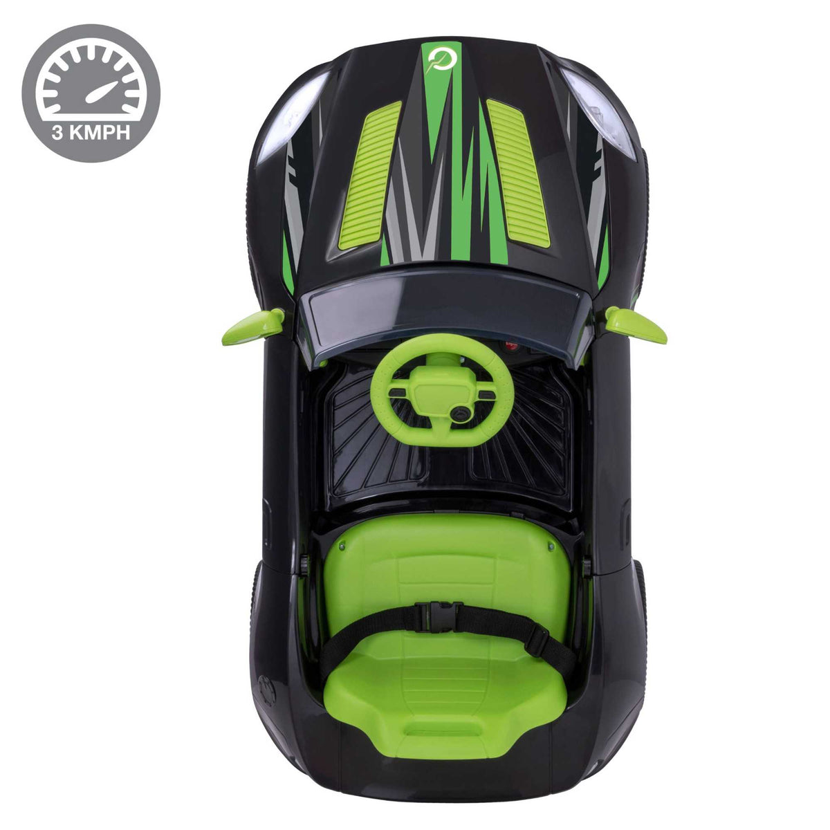 EVO 6v Kids Electric Ride-On Venom Sports Car Green Electric Ride Ons