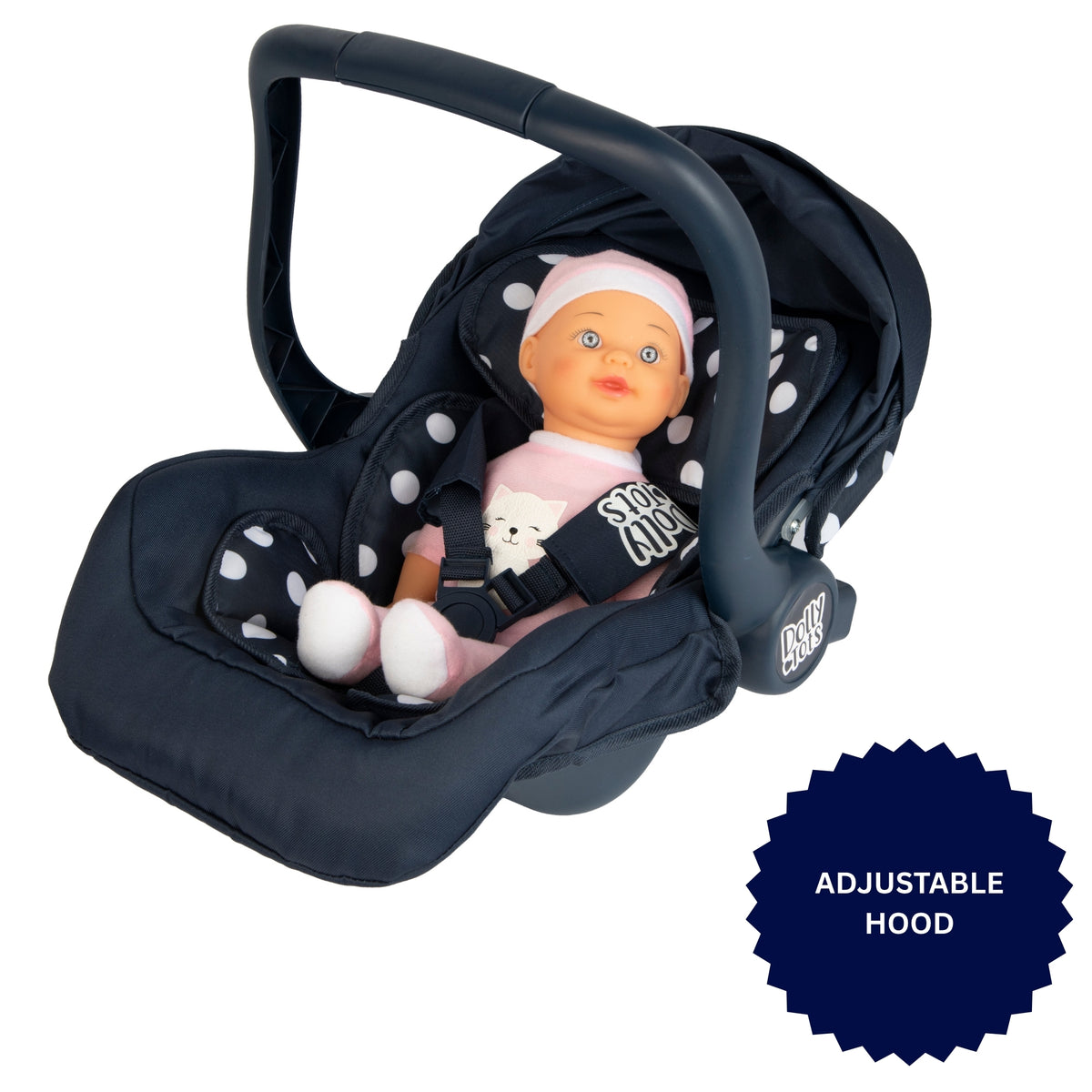 Dolly Tots Dolls Car Seat - Navy