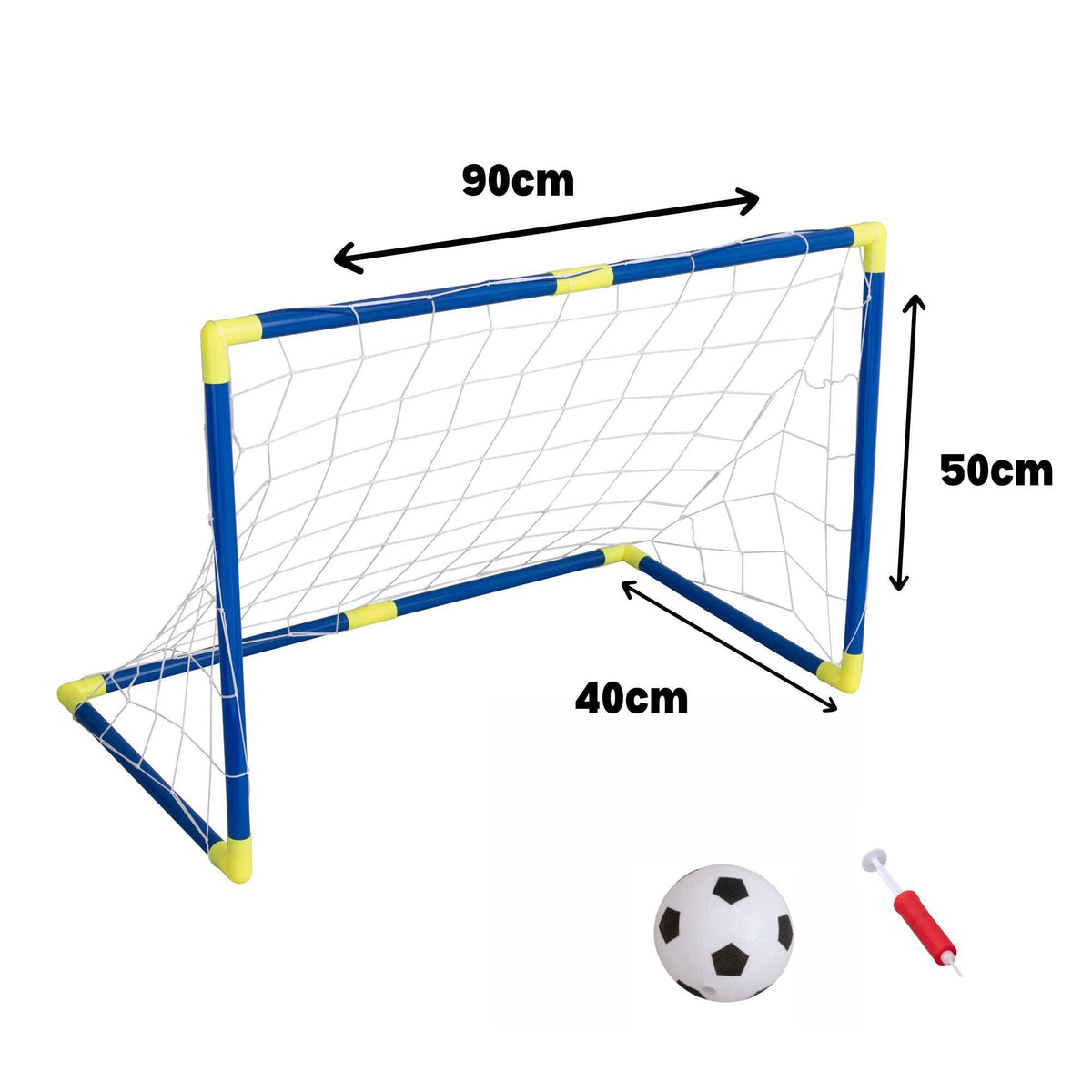 Epic Sport 90CM Football Net Set - Includes Football &amp; Ball Pump Garden Toys &amp; Games