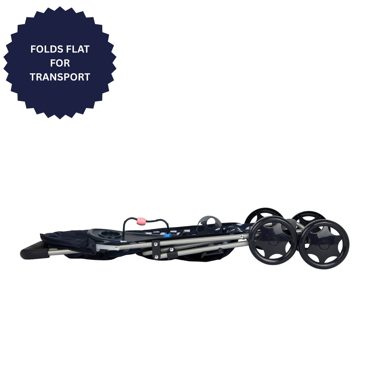 Dolly Tots Playtime Dolls Pushchair - Navy