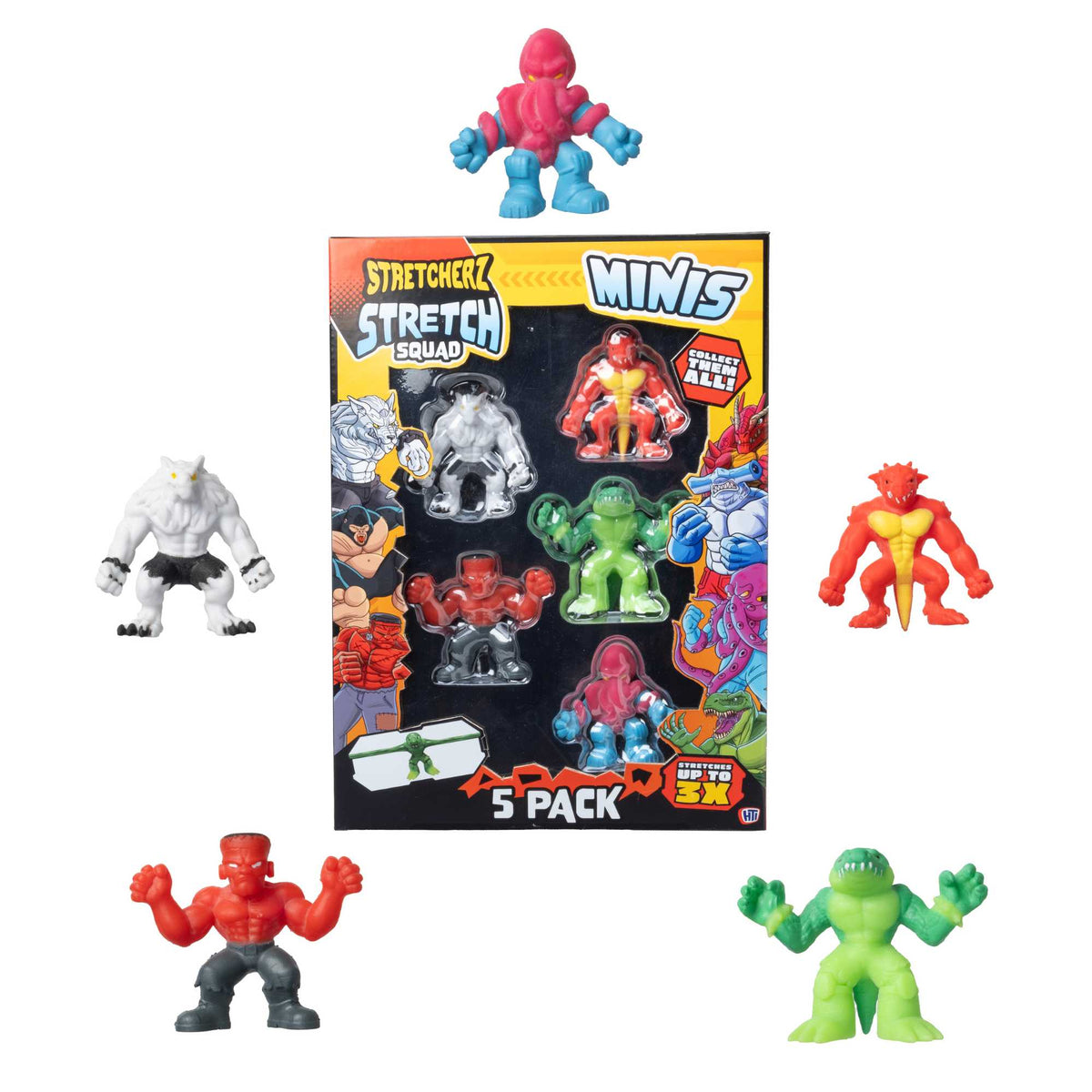 Stretcherz Mini Stretch Squad - 5 Pack Sensory Toys