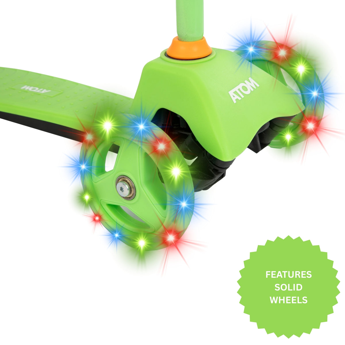 ATOM Light Up Mini Cruiser Scooter - Dinosaur Scooters