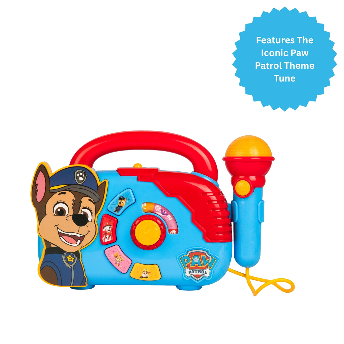 Paw Patrol Boombox &amp; Microphone - Chase