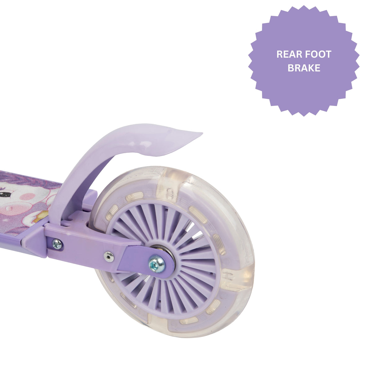 ATOM Light Up Inline Childrens Scooter - Unicorn