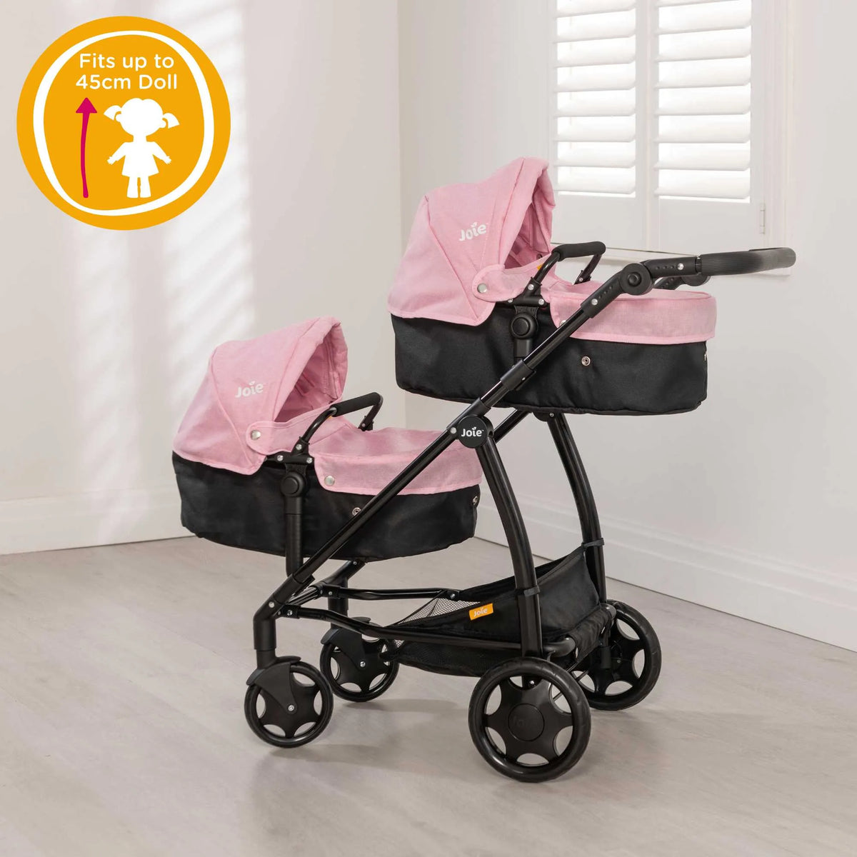 Joie Evalite Twin Dolls Pram - 9 Play Modes Prams