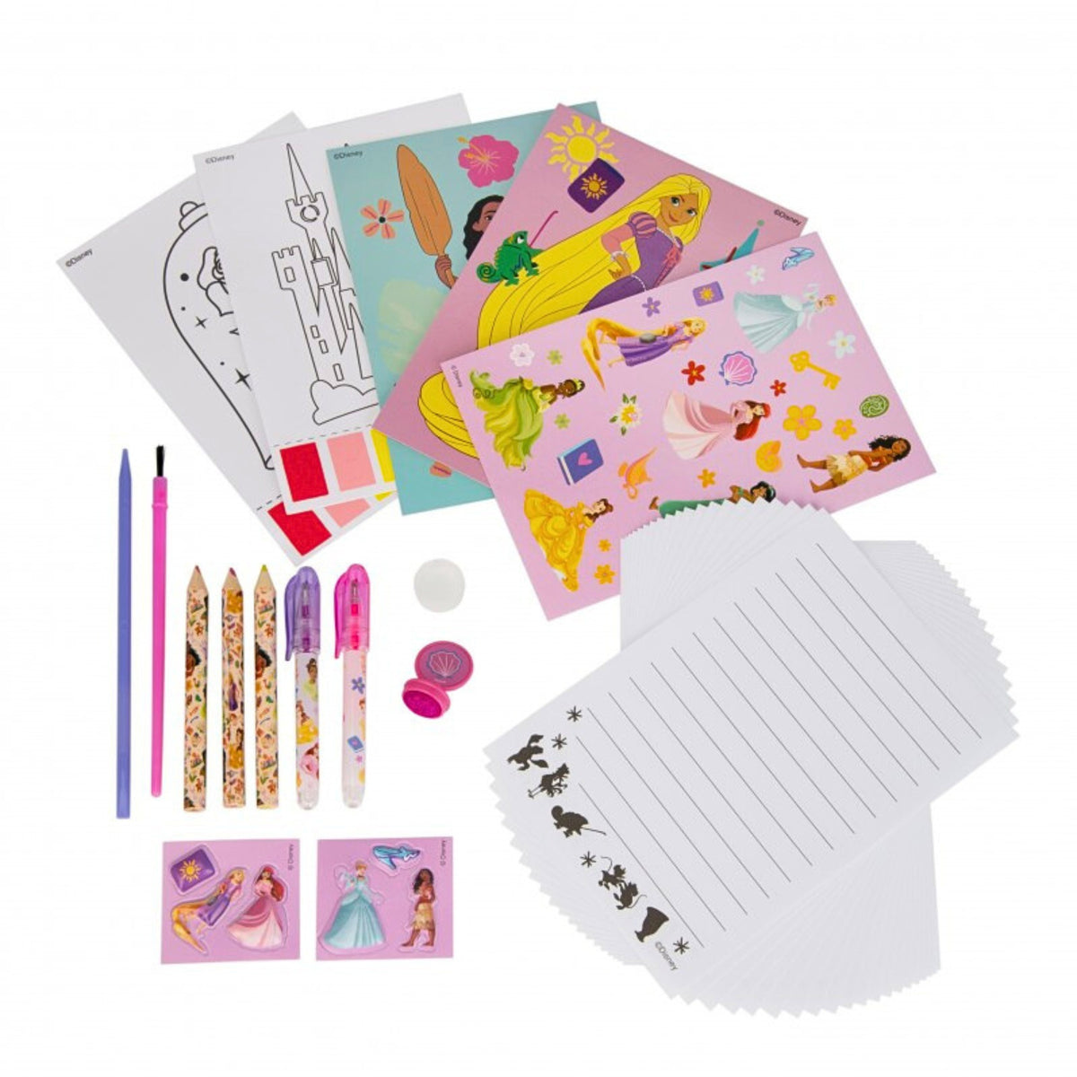 Disney Princess Activity Craft Set for Girls – 30+ Accessories Surprise Arts & Crafts Kit