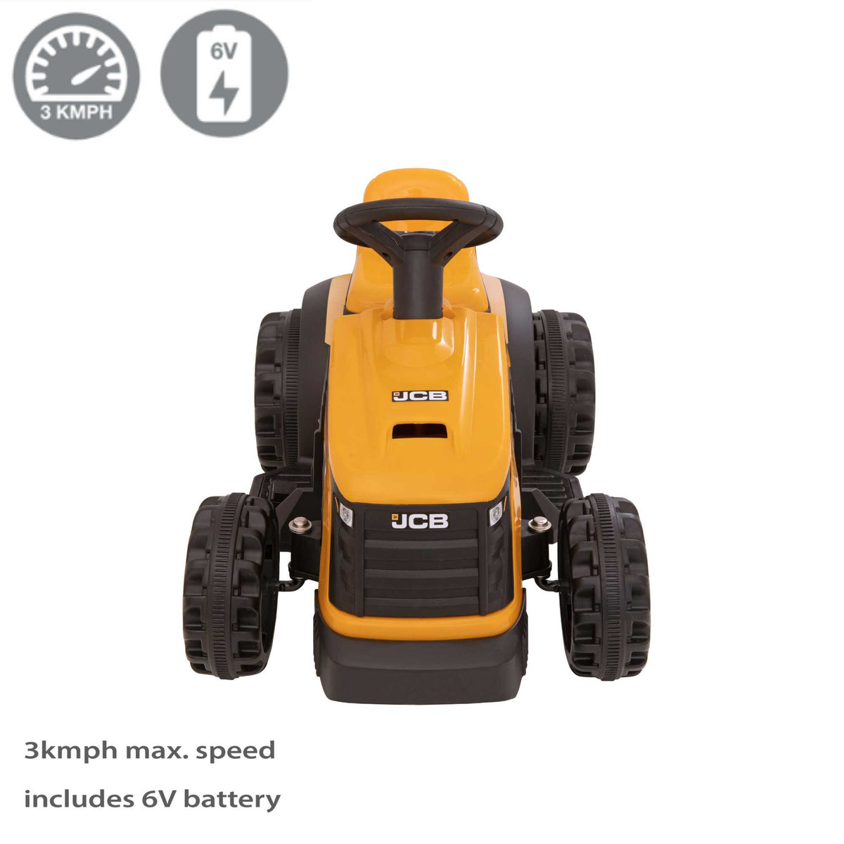 JCB Battery Operated Tractor Ride-On Electric Riding Vehicles