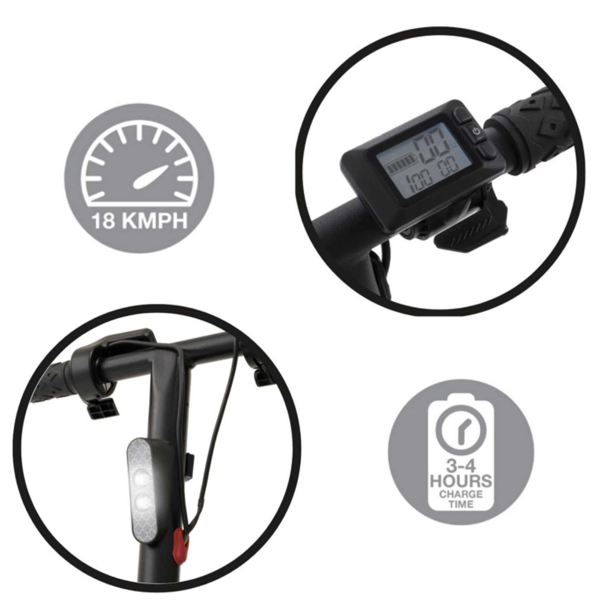 EVO VT3 Lithium E-Scooter - Black Electric Scooters